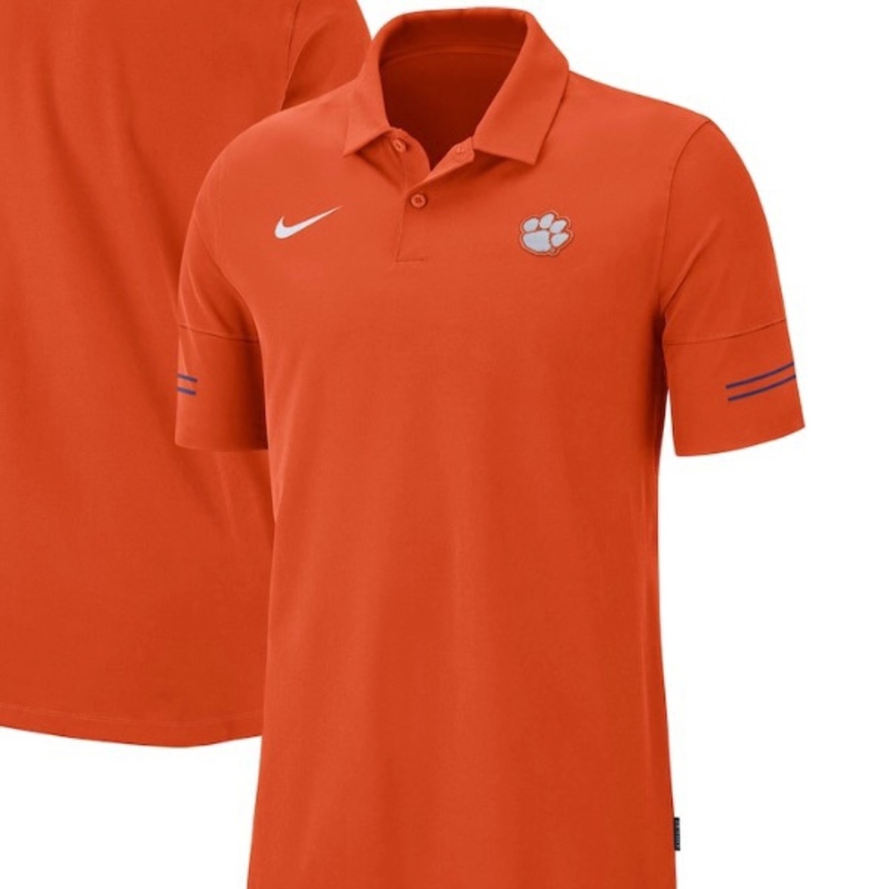 Clemson Nike Sideline Coaches Performance Polo - Picture 1 of 4